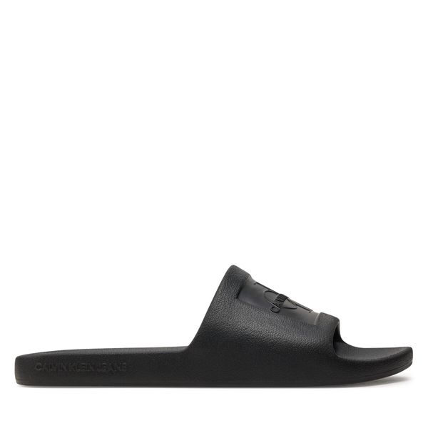 Calvin Klein Jeans Natikače Calvin Klein Jeans Slide Monogram Debossed Eva YM0YM00060 Black BEH
