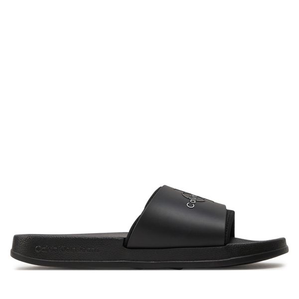 Calvin Klein Jeans Natikače Calvin Klein Jeans Slide Monogram Tpu Ml Wn YW0YW00585 Black BDS