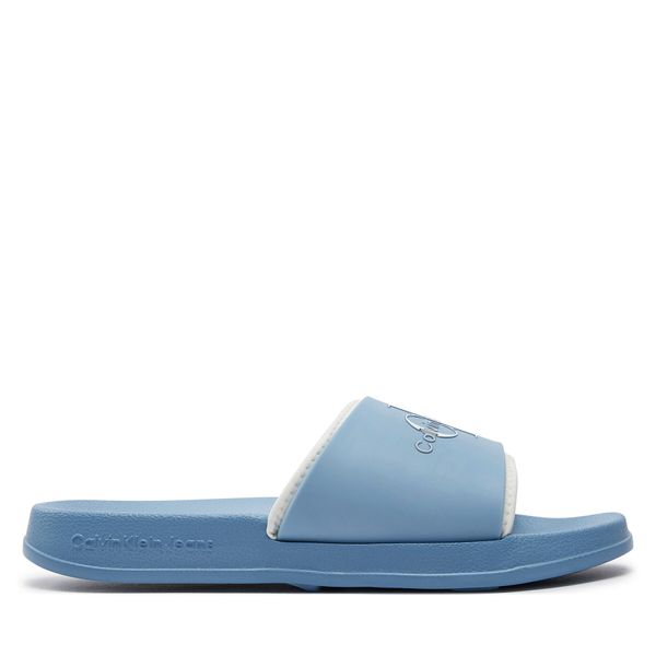 Calvin Klein Jeans Natikače Calvin Klein Jeans Slide Monogram Tpu Ml Wn YW0YW00585 Plava