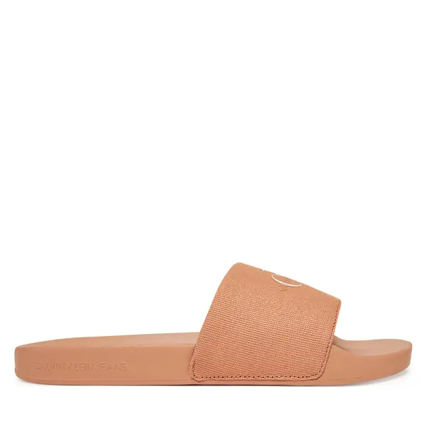 Calvin Klein Jeans Natikače Calvin Klein Jeans Slide Monogram Wn YW0YW01835 Koraljna