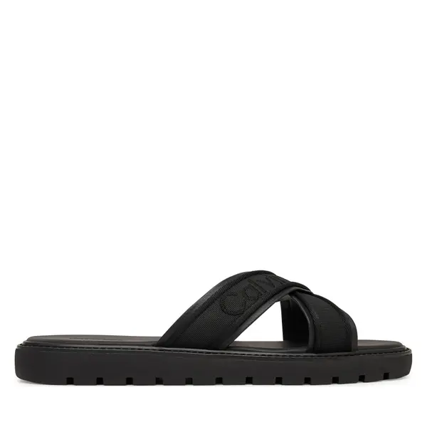 Calvin Klein Natikače Calvin Klein Sq Molded Sandal Xcross Wb HM0HM02101 Crna