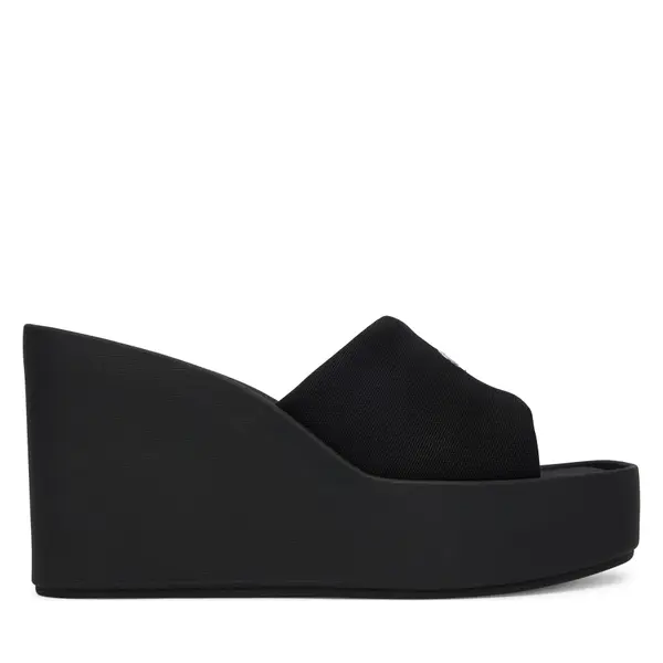 Calvin Klein Natikače Calvin Klein Wedge 70 Sndl Canv Mg HW0HW03134 Crna