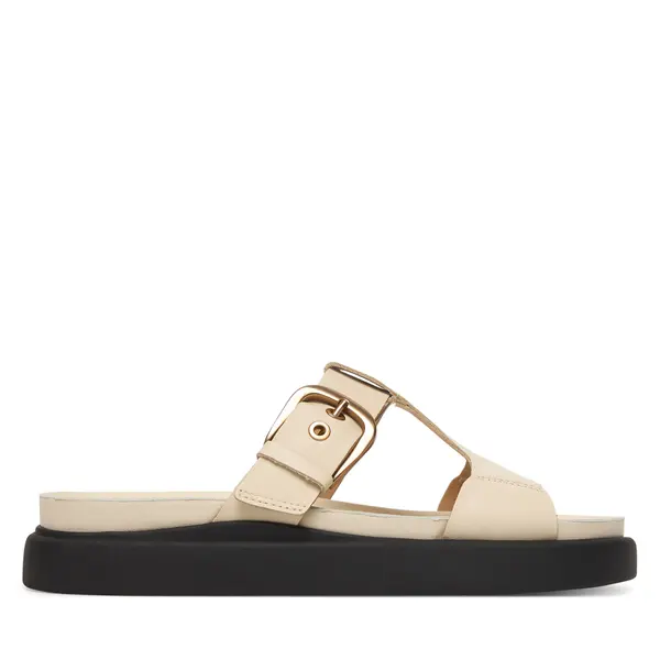 Clarks Natikače Clarks Aristella West 26185812 Écru