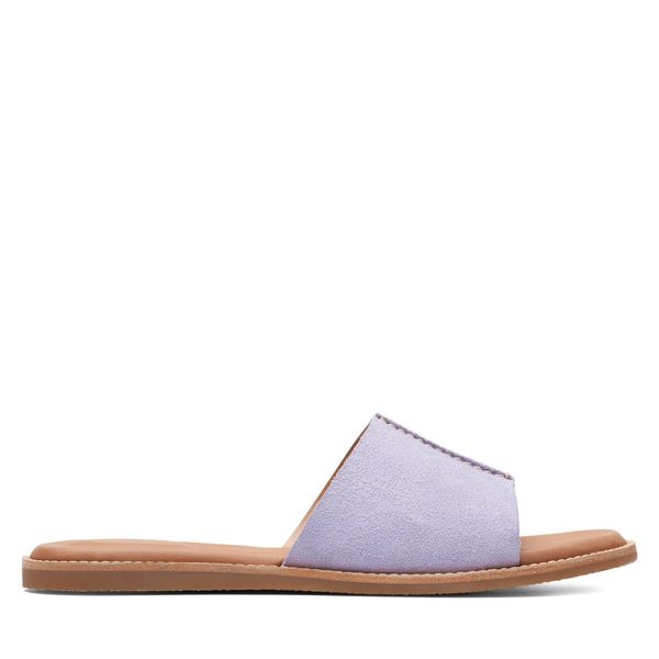Clarks Natikače Clarks Karsea Mule 26170606 Lilac Suede