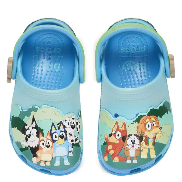 Crocs Natikače Crocs Bluey Multi Cls Clg T 212369 Šarena