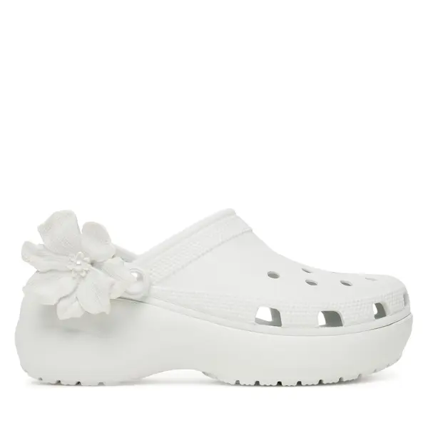 Crocs Natikače Crocs Classic Bouquet Platform Clog 211292 Bijela