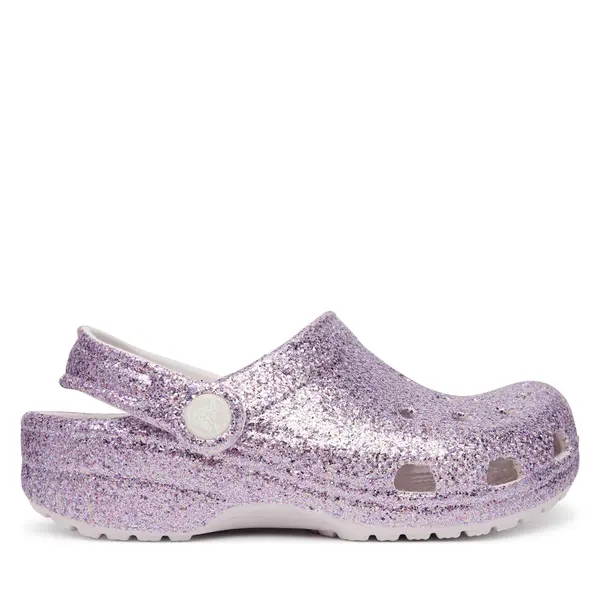 Crocs Natikače Crocs Classic Chunky Glitter Clog K 211939 Ljubičasta