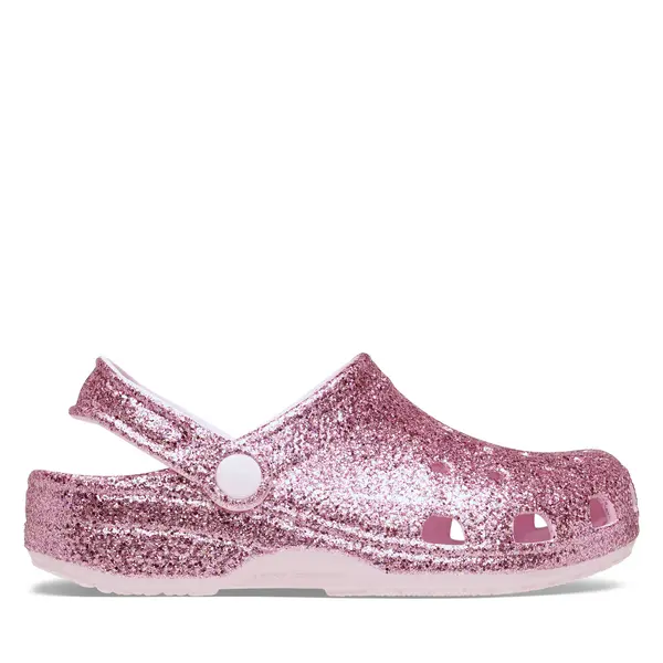 Crocs Natikače Crocs Classic Chunky Glitter Clog K 211939 Ružičasta