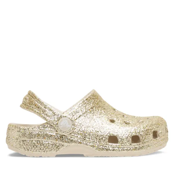 Crocs Natikače Crocs Classic Chunky Glitter Clog K 211939 Zlatna