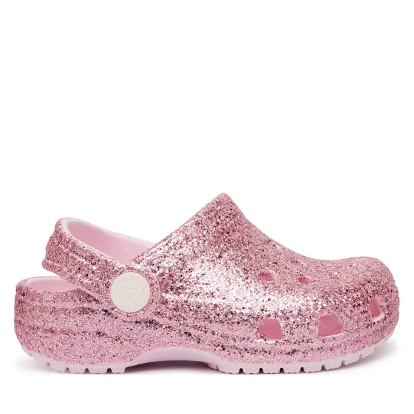 Crocs Natikače Crocs Classic Chunky Glitter Clog T 211940 Ružičasta