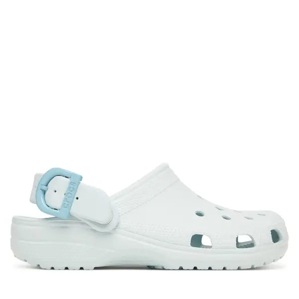 Crocs Natikače Crocs Classic Enamel Buckle Clog 213347 Svijetlo plava
