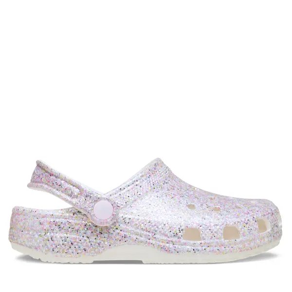 Crocs Natikače Crocs Classic Fantasy Glitter Clog K 212561 Bijela