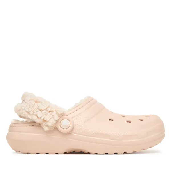 Crocs Natikače Crocs Classic Fleece Lined Clog Quartz 211396 Ružičasta