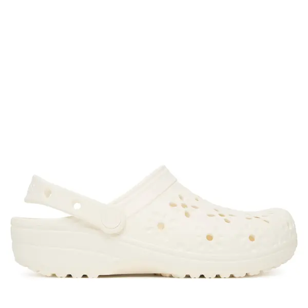 Crocs Natikače Crocs Classic Floral Cut-Out Clog 210927 Écru