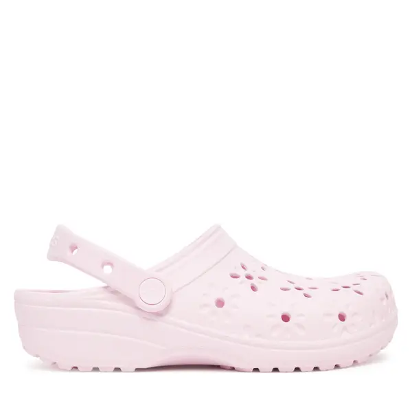 Crocs Natikače Crocs Classic Floral Cut Out Clog 210927 Ružičasta