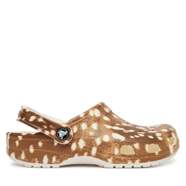 Crocs Natikače Crocs Classic Graphic Clogs 214153 Smeđa