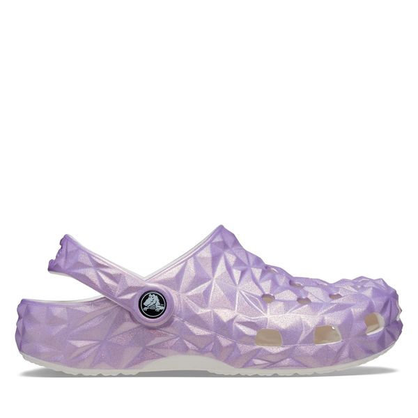 Crocs Natikače Crocs Classic Iridescent Geo Clog Kids 209693 Bijela