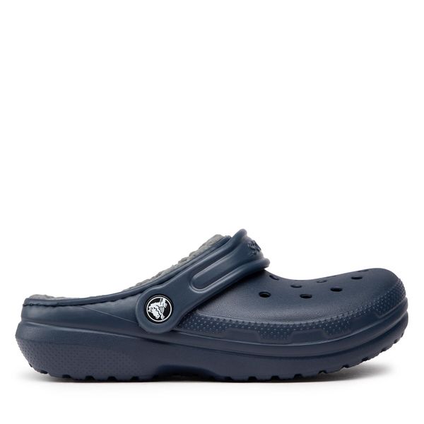 Crocs Natikače Crocs Classic Lined Clog K 207010 Navy/Charcoal