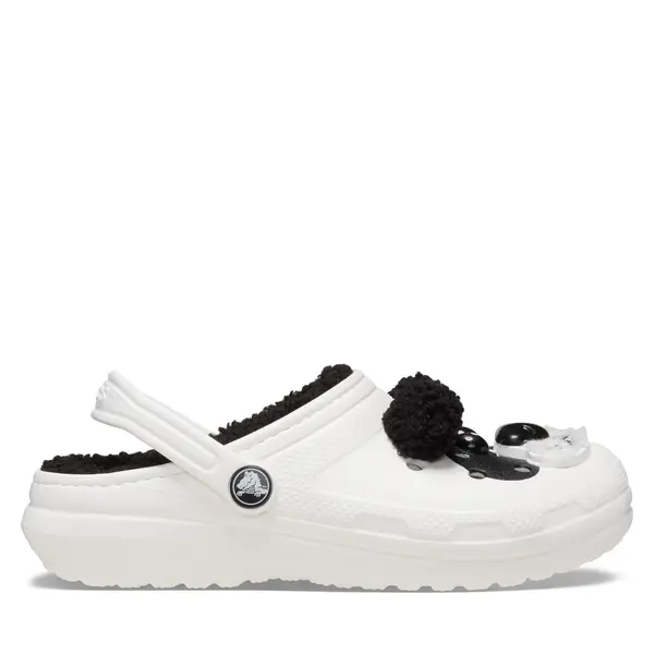 Crocs Natikače Crocs Classic Lined Iam Panda Bear Clog K 210400 Bijela