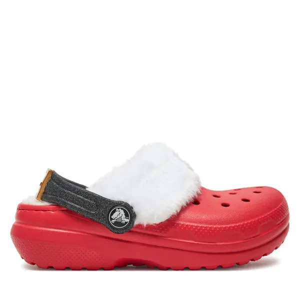 Crocs Natikače Crocs Classic Lined Santa Clog K 210931 Crvena