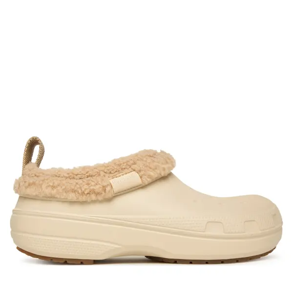 Crocs Natikače Crocs Classic Lined Shorty 211380 Écru