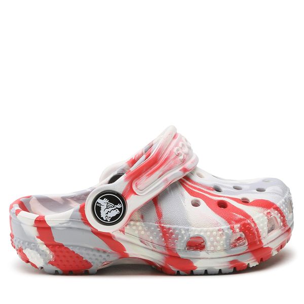 Crocs Natikače Crocs Classic Marbled Clog T 206838 White/Flame
