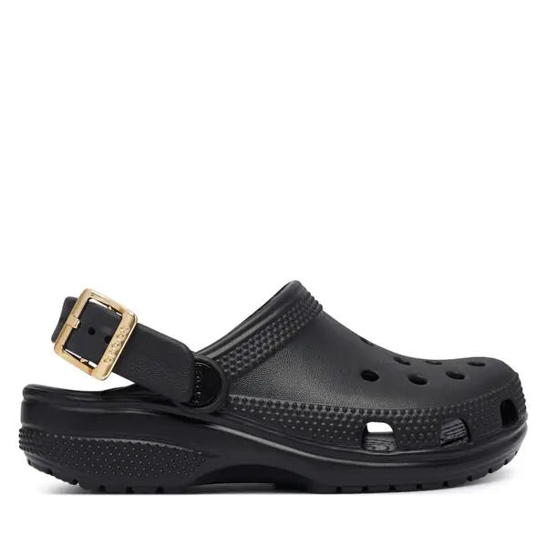 Crocs Natikače Crocs Classic Metallic Buckle Clog K 214228 Crna