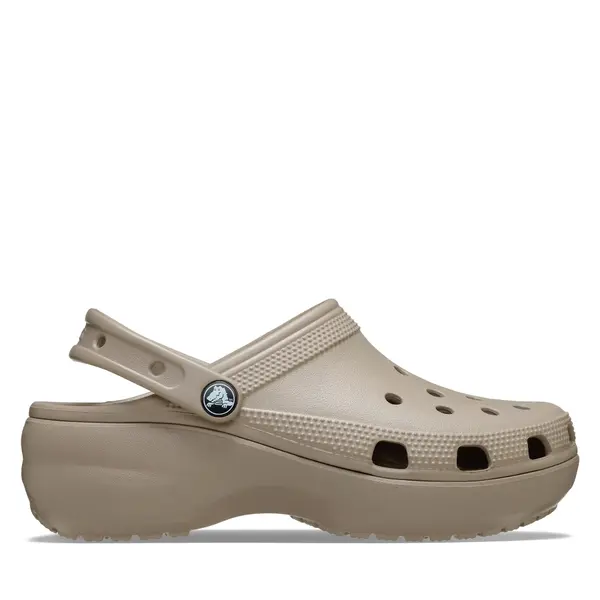 Crocs Natikače Crocs Classic Platform Clog 206750 Bež