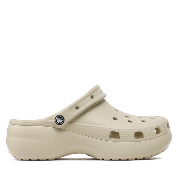 Crocs Natikače Crocs Classic Platform Clog W 206750 Bone
