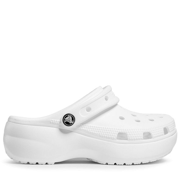 Crocs Natikače Crocs Classic Platform Clog W 206750 White