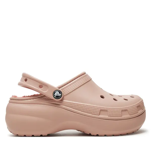 Crocs Natikače Crocs Classic Platform Lined Clog W 207938 Ružičasta