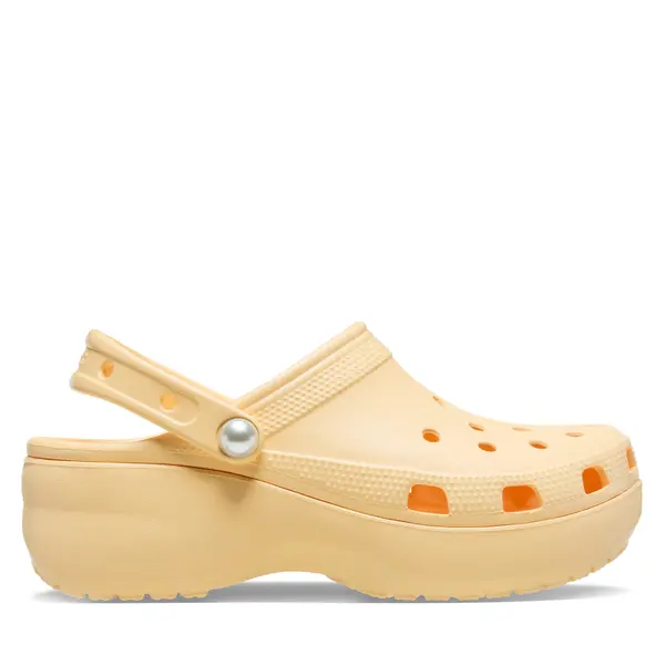 Crocs Natikače Crocs Classic Platform Pearl Clog 211231 Žuta