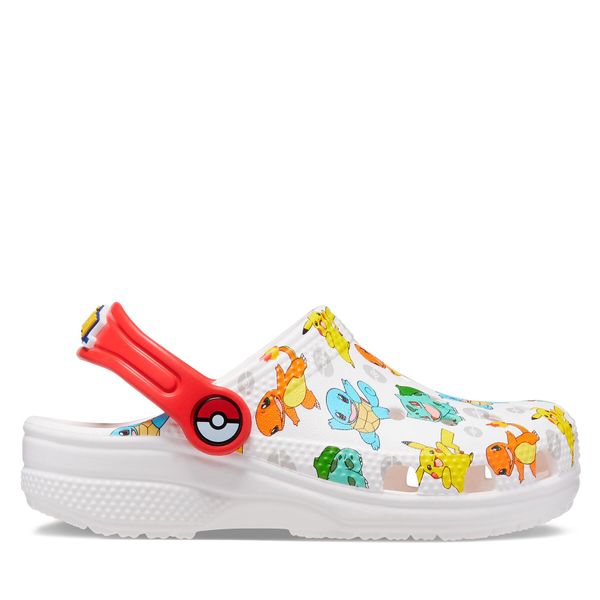 Crocs Natikače Crocs Classic Pokemon Clog Kids 207739 Bijela