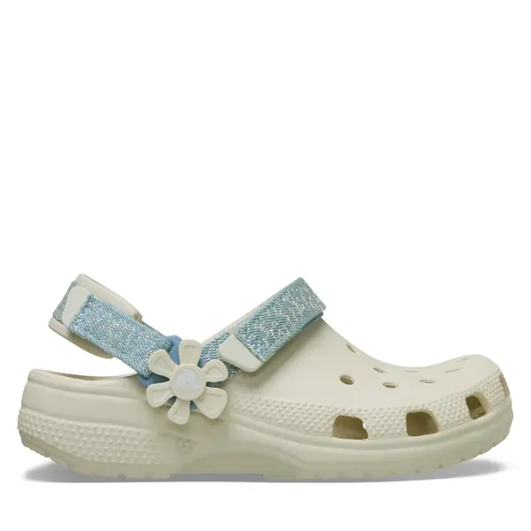 Crocs Natikače Crocs Clsc Dnm Flwr Adj BackstrapCgK 212511 Siva