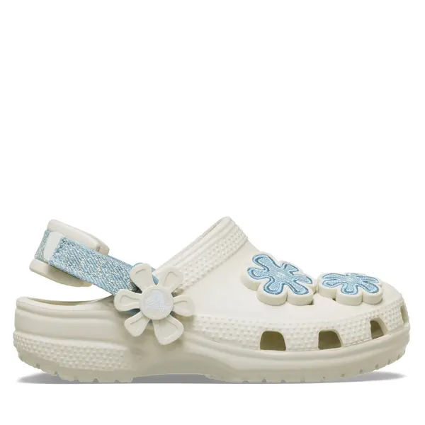Crocs Natikače Crocs Clsc Dnm Flwr Adj BackstrapCgT 212512 Siva