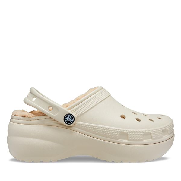 Crocs Natikače Crocs Crocs Classic Platform Lined Clog W 207938 Bone 2Y2