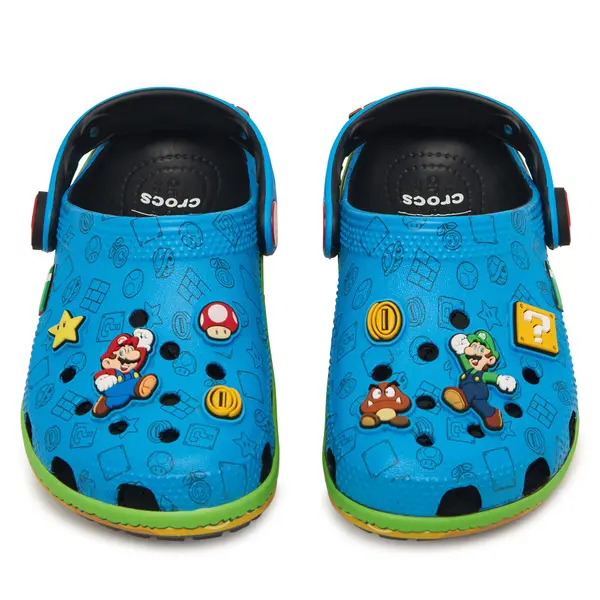 Crocs Natikače Crocs Super Mario Core Classic Clog Kids 212140 Šarena