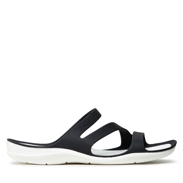 Crocs Natikače Crocs Swiftwater Sandal W 203998 Black/White