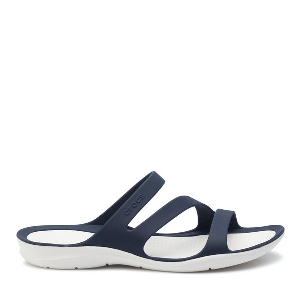 Crocs Natikače Crocs Swiftwater Sandal W 203998 Navy/White