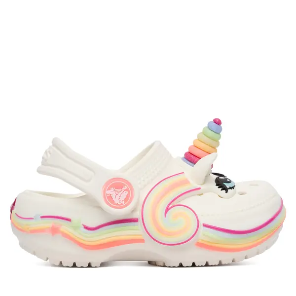 Crocs Natikače Crocs Toddler Crocs Iam Unicorn Lights Classic Clog 212508 Bijela