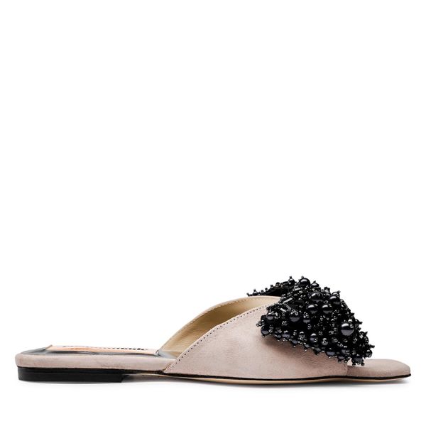 Custommade Natikače Custommade Mella Crystal Bow 999621044 Fawn 604