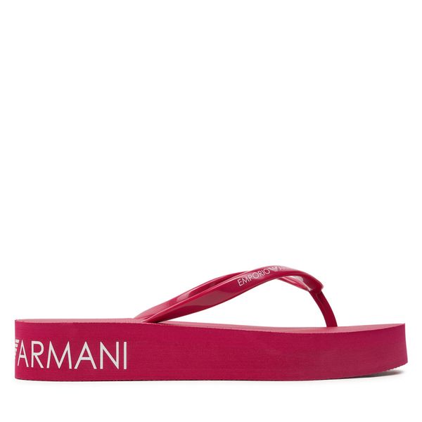 Emporio Armani Natikače Emporio Armani XVQS07 XN118 00238 Tamnocrvena