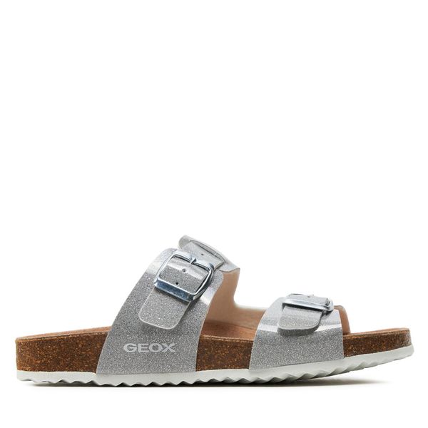 Geox Natikače Geox J Adriel Girl J358ME 000KC C1007 D Silver