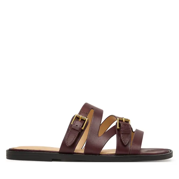 Guess Natikače Guess FLJGRY LEA03 Tamnocrvena