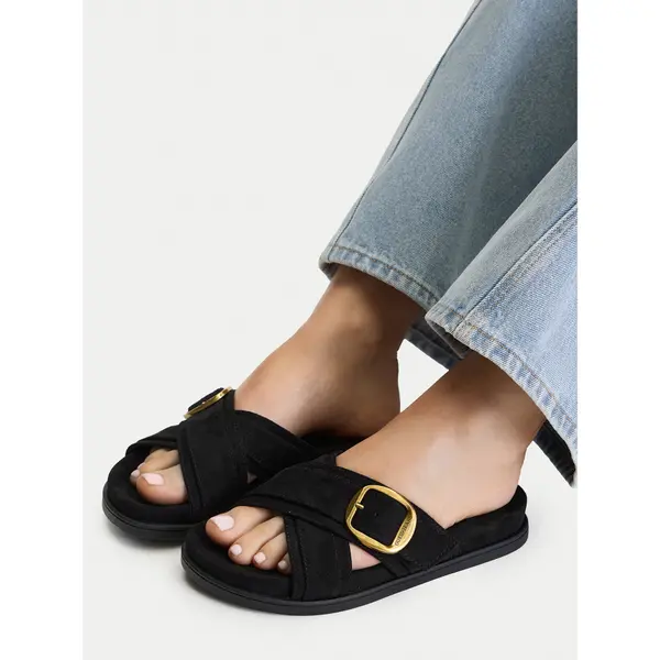 Guess Jeans Natikače Guess Jeans CEO-HY1001-6 Crna