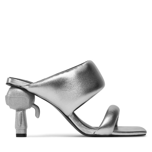 KARL LAGERFELD Natikače KARL LAGERFELD KL39005A Silver Lthr 0SL