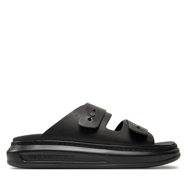 KARL LAGERFELD Natikače KARL LAGERFELD KL52504 Black Lthr / Mono