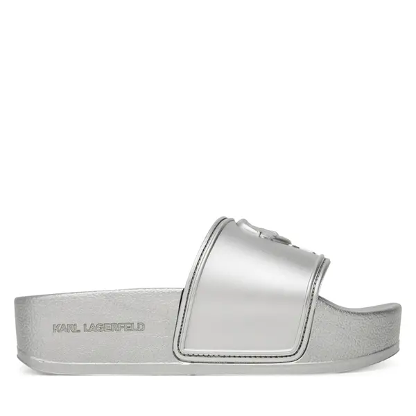Karl Lagerfeld Natikače KARL LAGERFELD Kondo Maxi KL80819M Srebrna