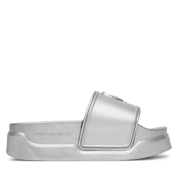 Karl Lagerfeld Natikače KARL LAGERFELD Kondominium KL88819 Srebrna