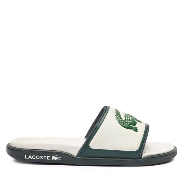 Lacoste Natikače Lacoste Serve Slide 747CMA0014 Off Wht/Dk Grn 1Y5